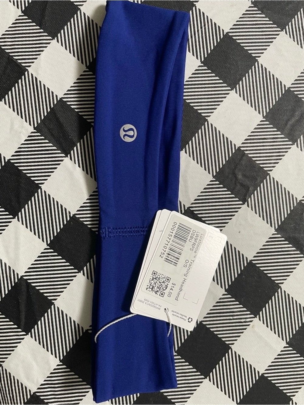 NWT lululemon headband in Deep Sea Blue